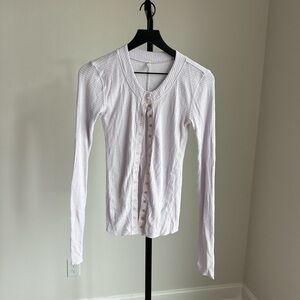 Free People Intamately purple knit long sleeve size medium